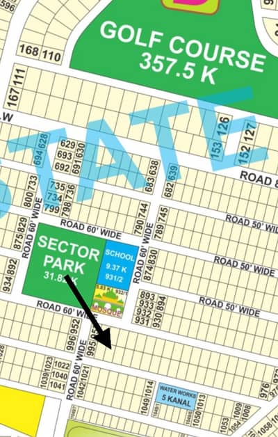 Good Location Plot Close to School, Mosque and Commercial