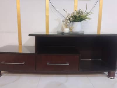 TV unit in chocolate brown colour