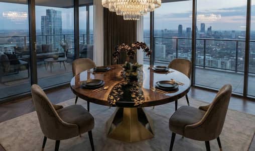 Epoxy resin dining table black Epoxy super Glass