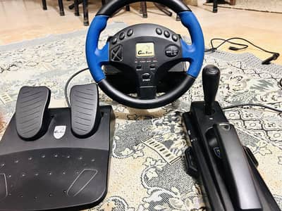 Gaming steering wheel for pc xbox PlayStation