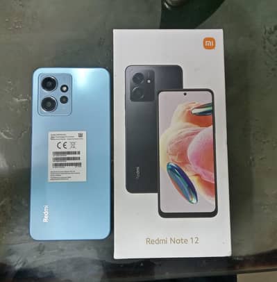 Redmi note 12 ,with box