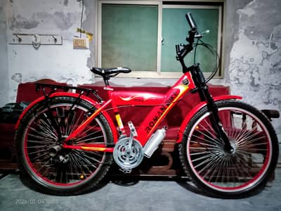 Roman Bike New Condition With Gears and Disk Brake