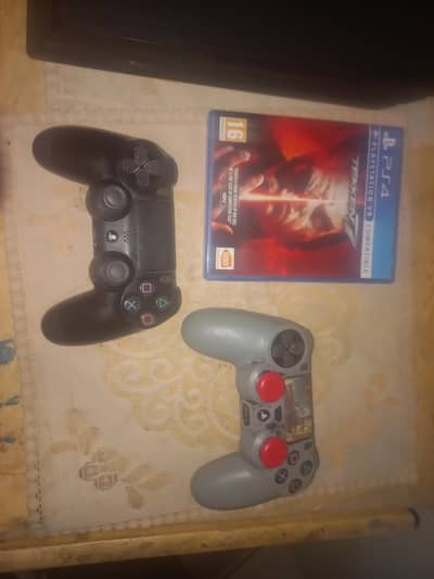 Ps4 pro 1tb with 2 controller and games