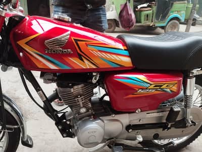 HONDA CG 125 RED NOVEMBER PURCHASE 10/10