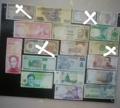 foreign bank note collection