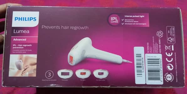 Philips Lumea Adv. IPL Hair Removal Device SC1999/00