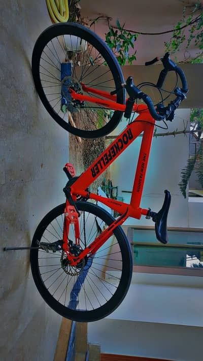 Rockfeller Fixie Style Bicycle – Stylish Red Frame–Excellent Condition