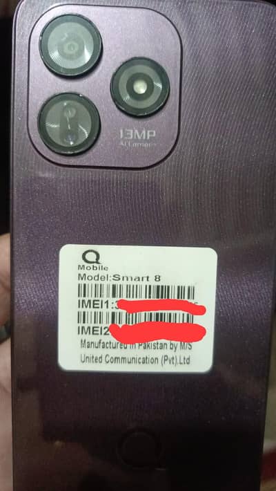 QMobile smart 8 pta approved