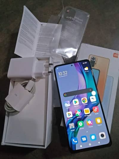 redmi Note 10 pro 8GB RAM 128 GB ROM WhatsApp number 0326/034/8541