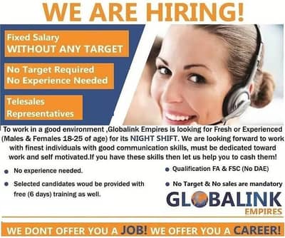 Call Center / Customer Service / Telesales Agents / CSR