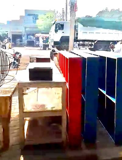 Shop counter full set up