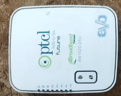 PTCL ROUTER WITH CHARGER FOR SALE