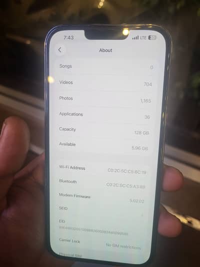 iPhone 13 Pro Max 128 GB FU total 10by10