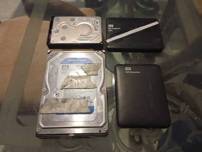 External hard drive  used scrap