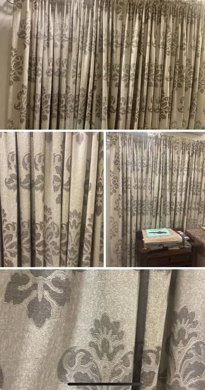 Two large size curtains
