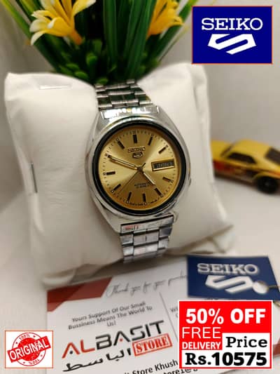 Seiko 5 Citizen Orient Automatic Pre-Owned watch Japan 03161737353