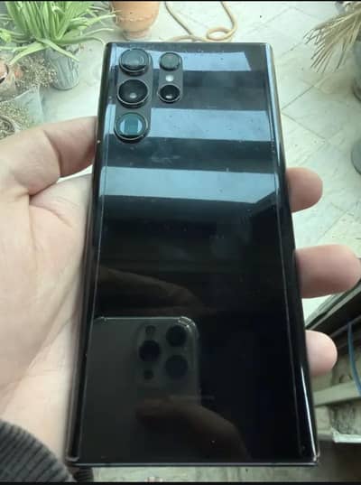 Samsung S22 Ultra 12/256 Black orignal panel pack phone