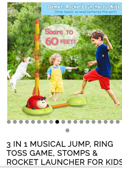 musical play jump and ring toy