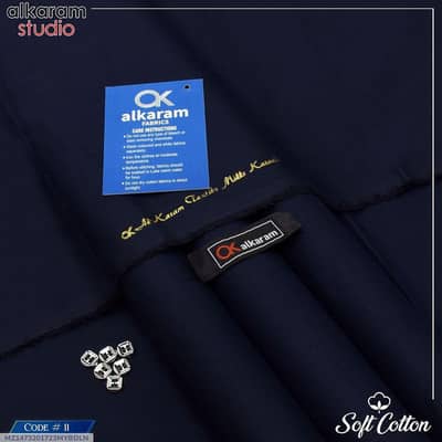 Soft cotton by alkaram  Delivery free