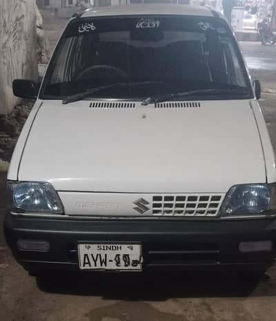 Mehran 2013 white with AC