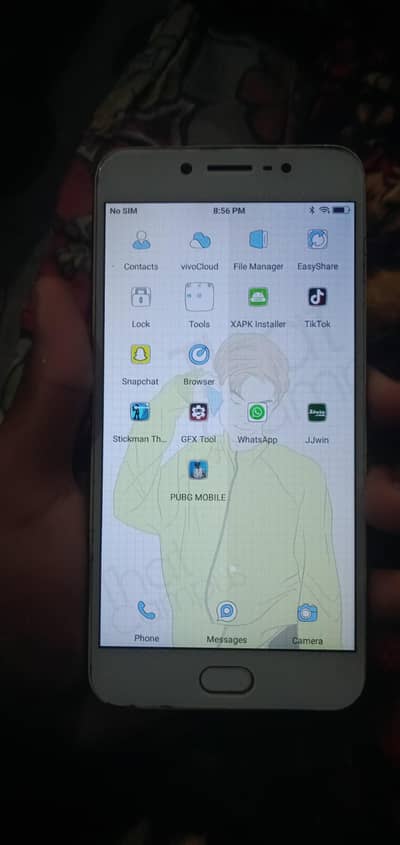 all ok only back damage vivo y67 4/64 all ok