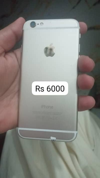 Non Pta iphone 6 just in 6000 whatts app 03097417464