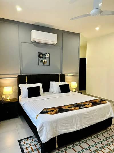 Short time 1bed ROM full furnished apartments safe and scour 100%coupe allow