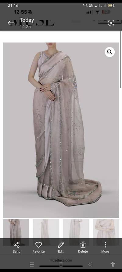 Muse inspired saree ( All hand made )