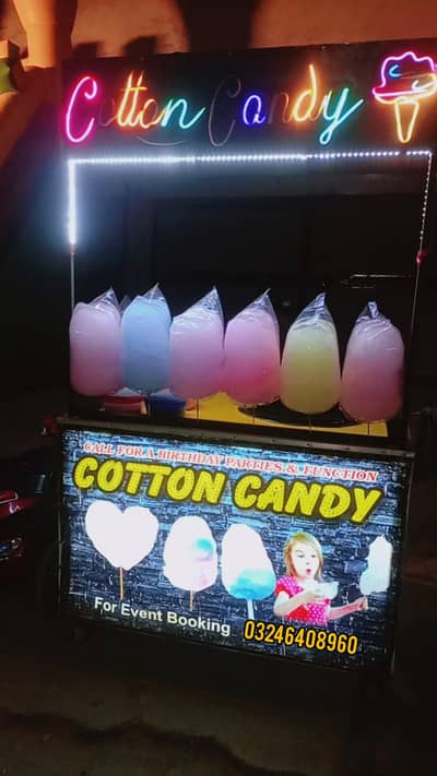 COTTON CANDY AND JUMPING CASTLE