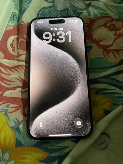 iPhone 15 Pro Black Titanium 256 GB PTA Approved