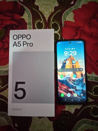 brand new oppo a5 pro mocha Brown color just 5 days use