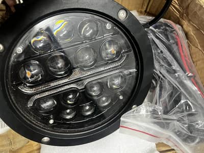 Round LED offroad Light 7 inch 70watt - 4x4 offroad Light