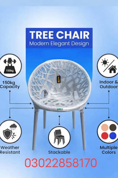 New Modern stylish plastic Tree chair  35% Winter Sale Off.