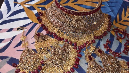 Bridal barat jewellery set