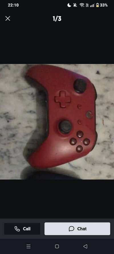 Xbox One Original Wireless Controller Red Colour (03292128331)