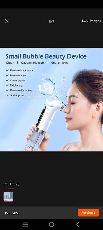 Black head removal machine