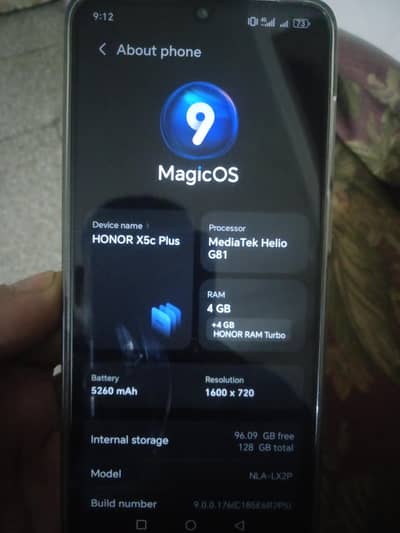 honor x5c plus 4+4 128