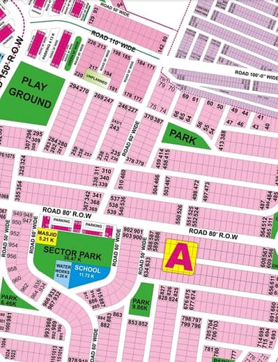 DHA 9 Prism Block A 1-Kanal plot for Sale