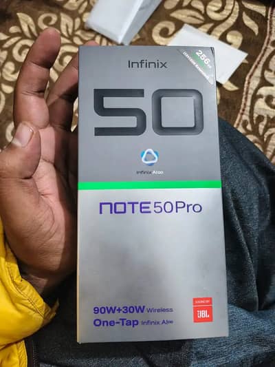 Infinix Note 50 Pro box open