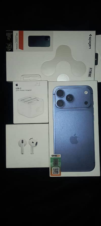 iPhone 17 Pro Max Box Packed with Gifts
