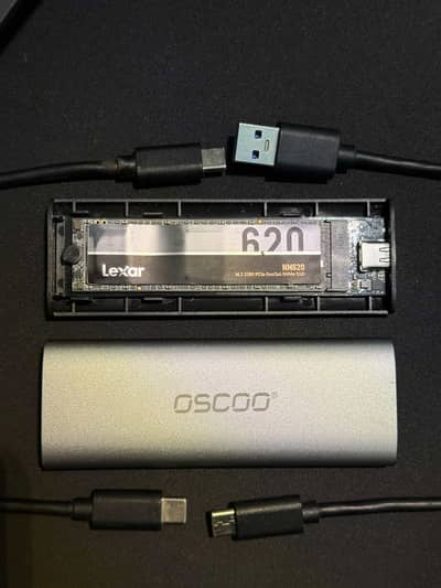 Lexar NM620 NVMe 256GB + OSCOO Case Converter (Slightly Negotiateable)