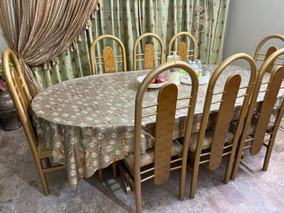 Dinning Table with 8 chairs