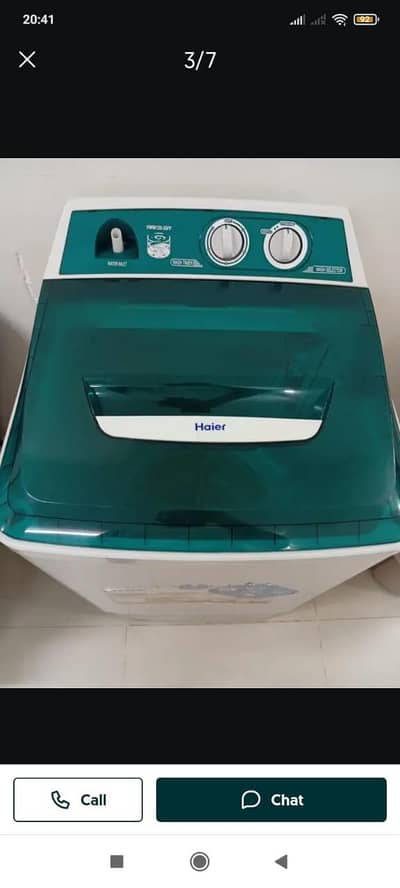 Haier washing machine model number HWM-120-35FF only 1 mounth use