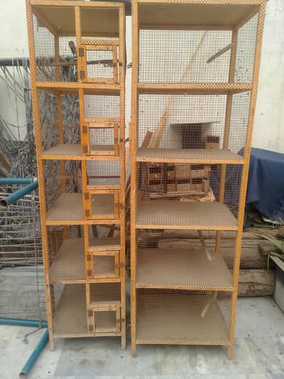 only 2 cages Bird and Hen