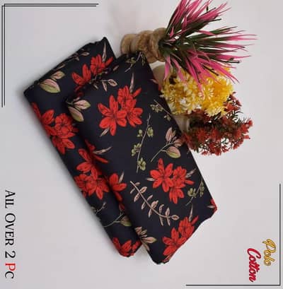 2 pc women's unstitched dress