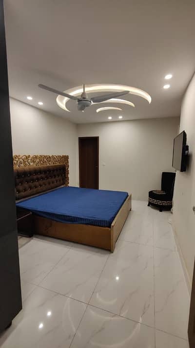 furnished 8 marla lower portion for rent eden abad