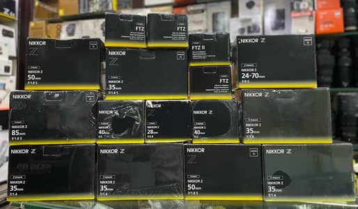 Nikon Z 85mm F/1.8S lens, Nikon Z 35mm F/1.8S lens (Brand New)