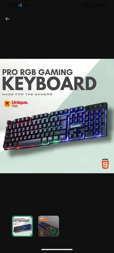 bilkul new hai delivery b ho Jai gi 5 din me cash on deleveri hai