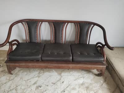 5 seater sofa setti wood