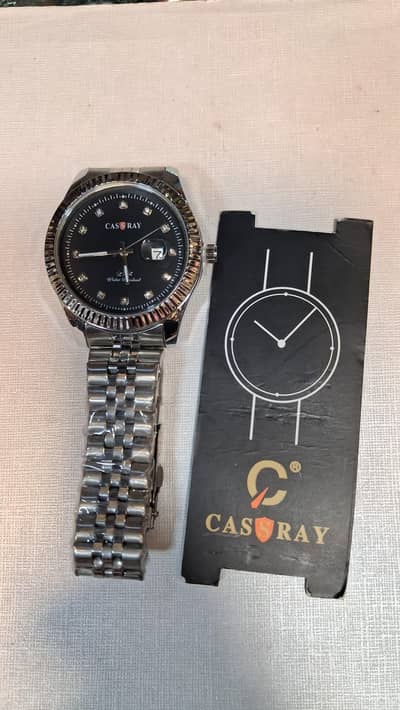 Cassray silver and golden  colour  beautiful watch